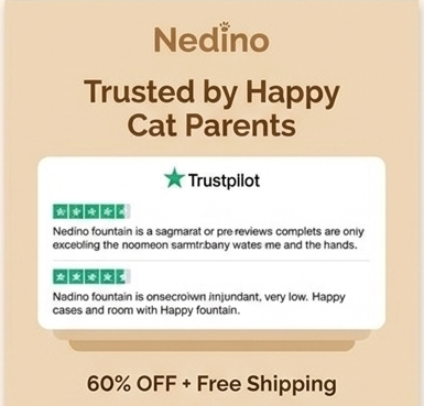 Nedino Stainless Steel Cat Fountain